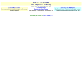 Homepage of the IUSCOMP server