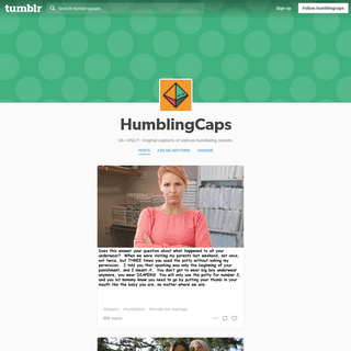 A complete backup of humblingcaps.tumblr.com