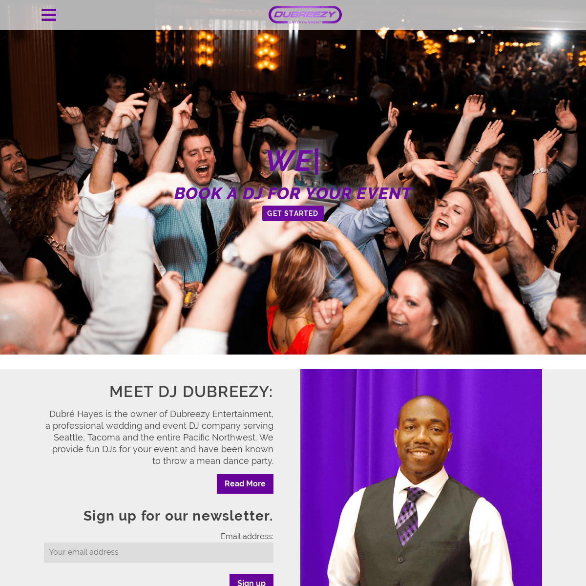 Seattle Tacoma DJ | Wedding and Event DJs | Dubreezy Entertainment