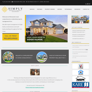 Simply Residential Property Management in Minneapolis