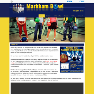 A complete backup of markhambowl.com