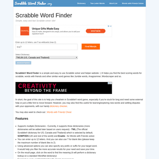 A complete backup of scrabblewordfinder.org