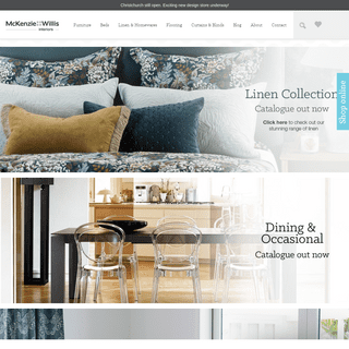 Furniture, Beds, Linen, Curtains, Carpet | McKenzie & Willis