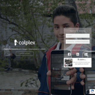 Colplex - Plataforma Educativa