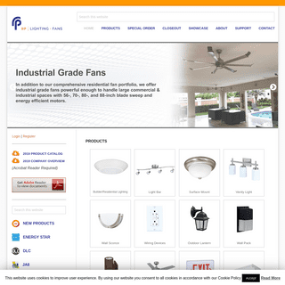 RP Lighting+Fans - Supplier for electrical distributors & lighting showrooms