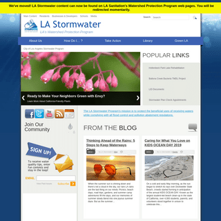 City of Los Angeles Stormwater Program
