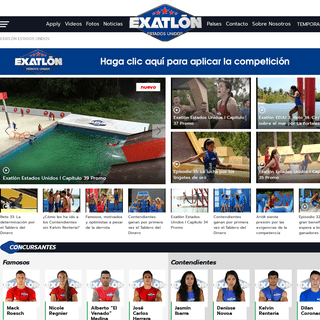 EXATLÓN ESTADOS UNIDOS - Sitio Web Exatlón - Exatlon