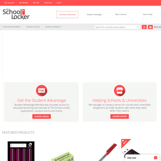 Home page - The School Locker