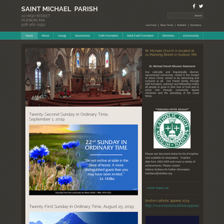 Saint Michael Parish | Hudson, MA