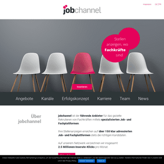 Startseite - jobchannel ag