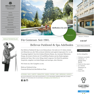 Hotel Adelboden, Berner Oberland / Schweiz