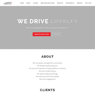 Loyalty & Reward Co – We are loyalty management consultants.