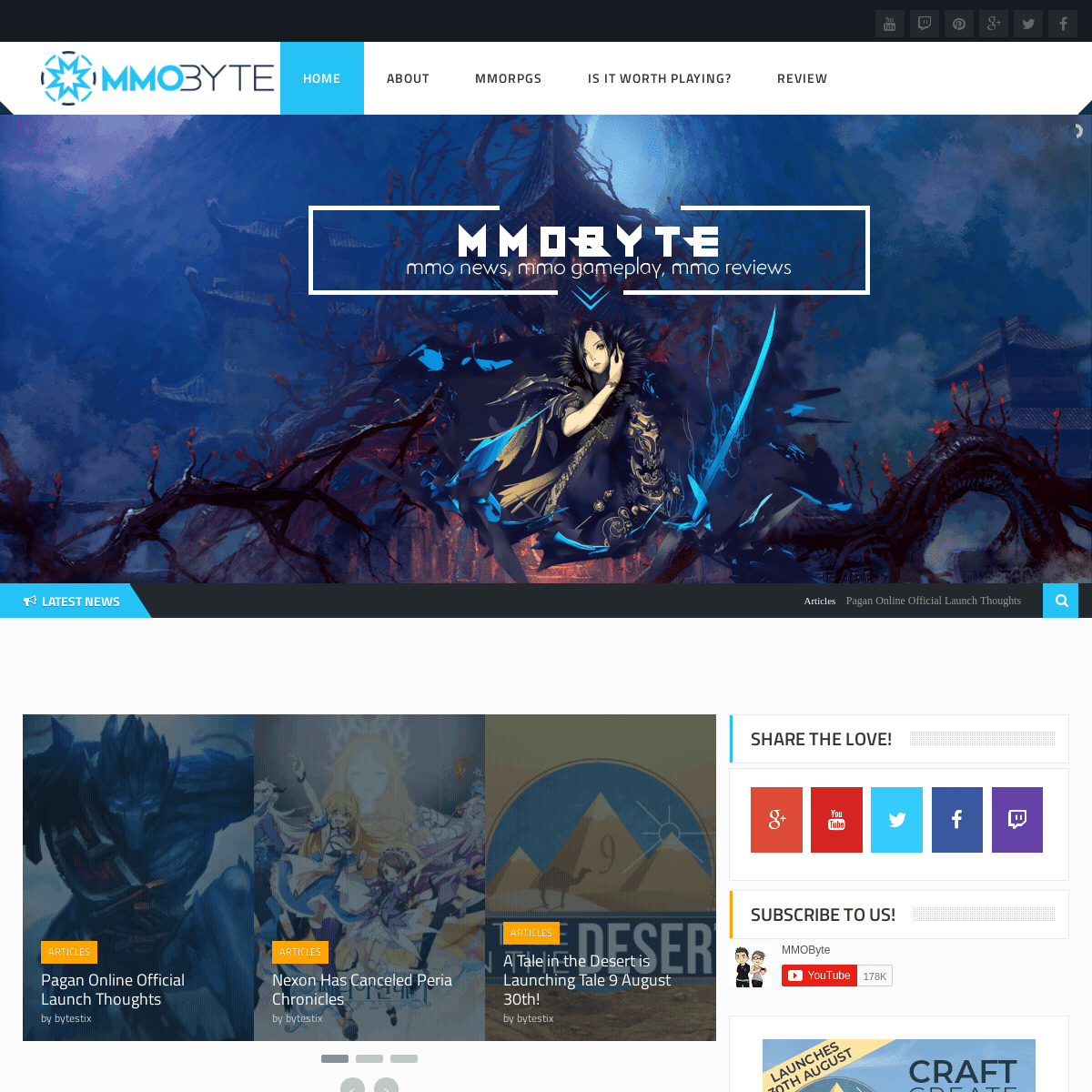 MMOByte: Your #1 MMO Portal - MMORPG News, Reviews, Gameplay