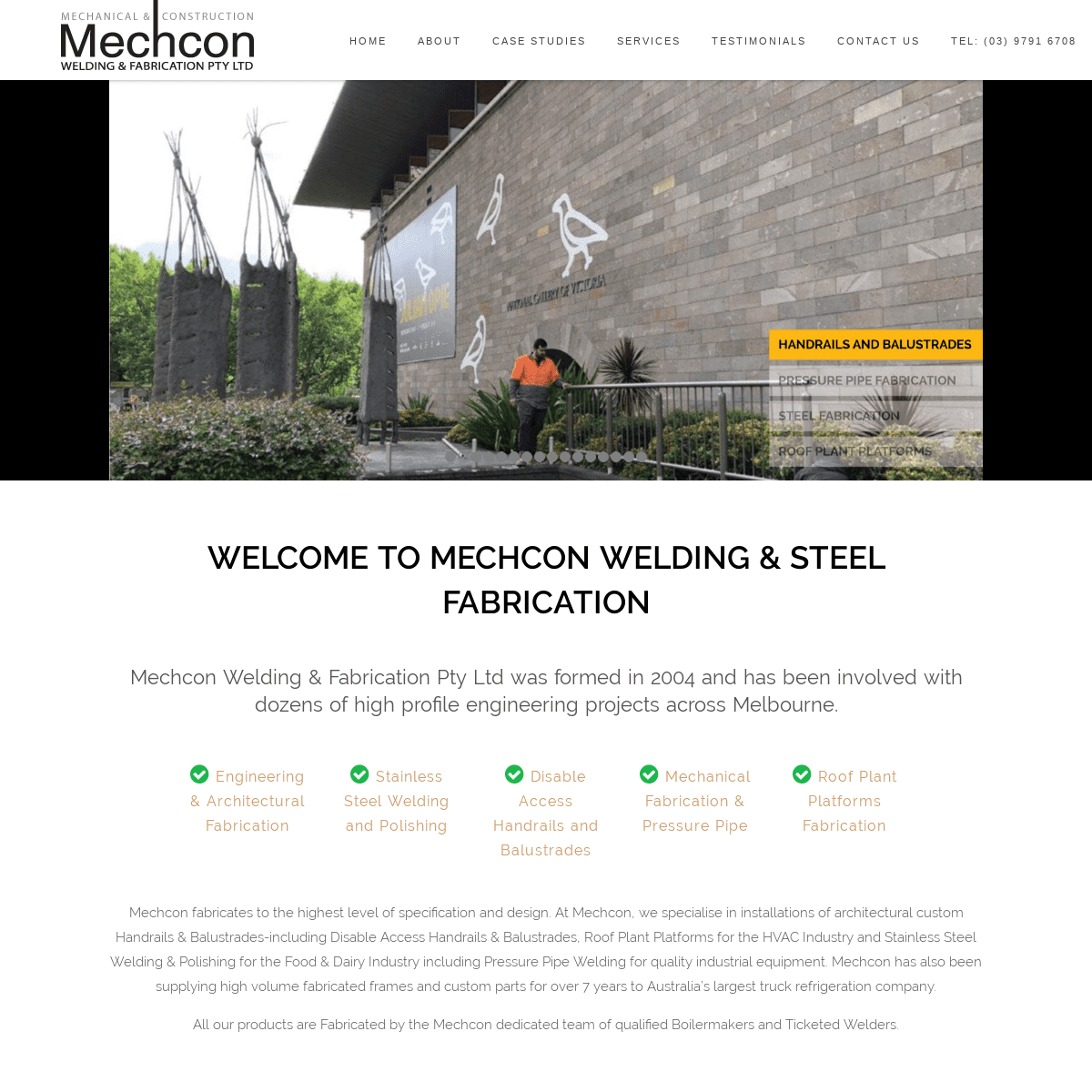 Home - Mechcon Welding & Fabrication