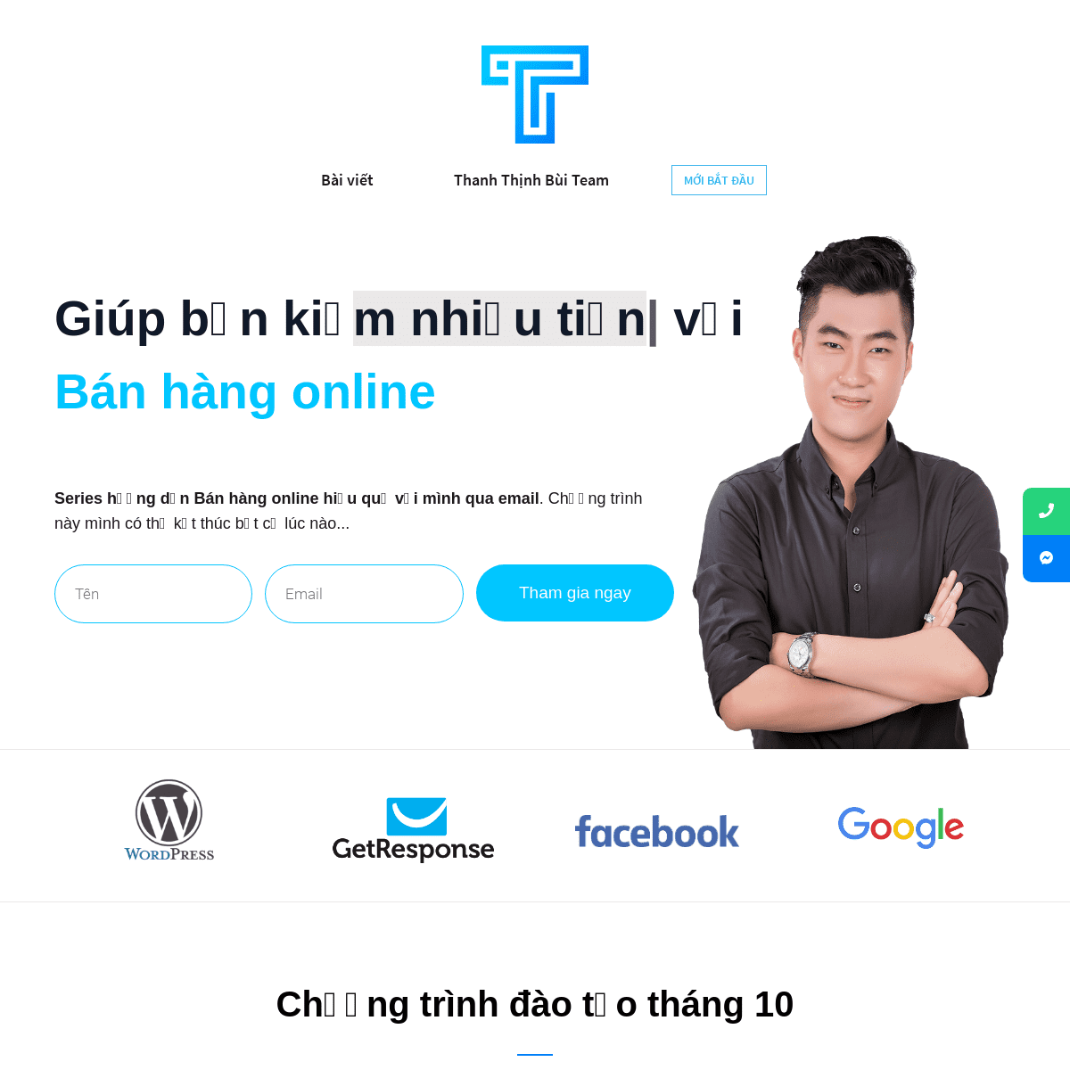 Thanh Thịnh Bùi - Giúp bạn thành công với Bán hàng online