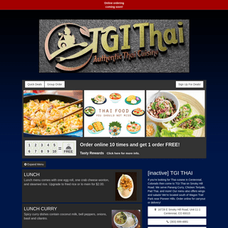 [inactive] TGI THAI  - Centennial, CO 80015 (Menu & Order Online)