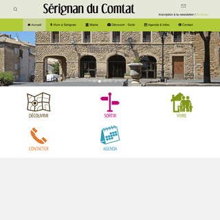 Site officiel de la Mairie de Sérignan du Comtat - Commune du Vaucluse (84)