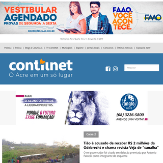 ContilNet – O Acre Todo em um só lugar – Portal de Notícias do Acre 