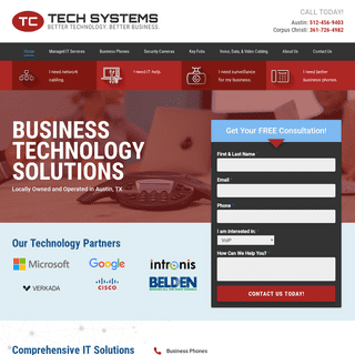 Business Technology Solutions - TC Tech Systems - Austin, TX