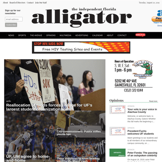 The Independent Florida Alligator | We Inform. You Decide.