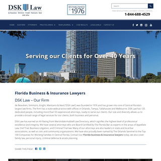 Florida Business & Insurance Lawyers | DSK Law
