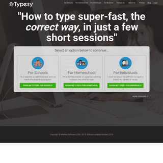 Typesy | Touch Typing & Keyboarding Software & App