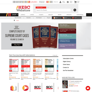 EBC Webstore: Law Books, Law Journals, Student Books, Bareacts, eBooks