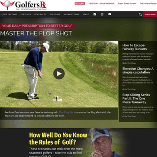 GolfersRx.com : Daily Prescriptions for Your Golf Game