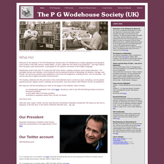 A complete backup of pgwodehousesociety.org.uk