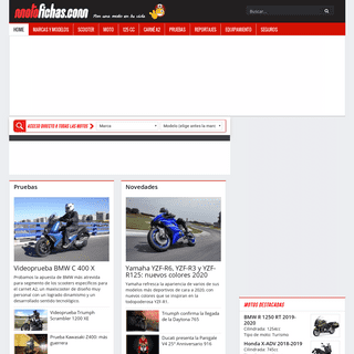 Motofichas.com El sitio de las motos nuevas y scooters