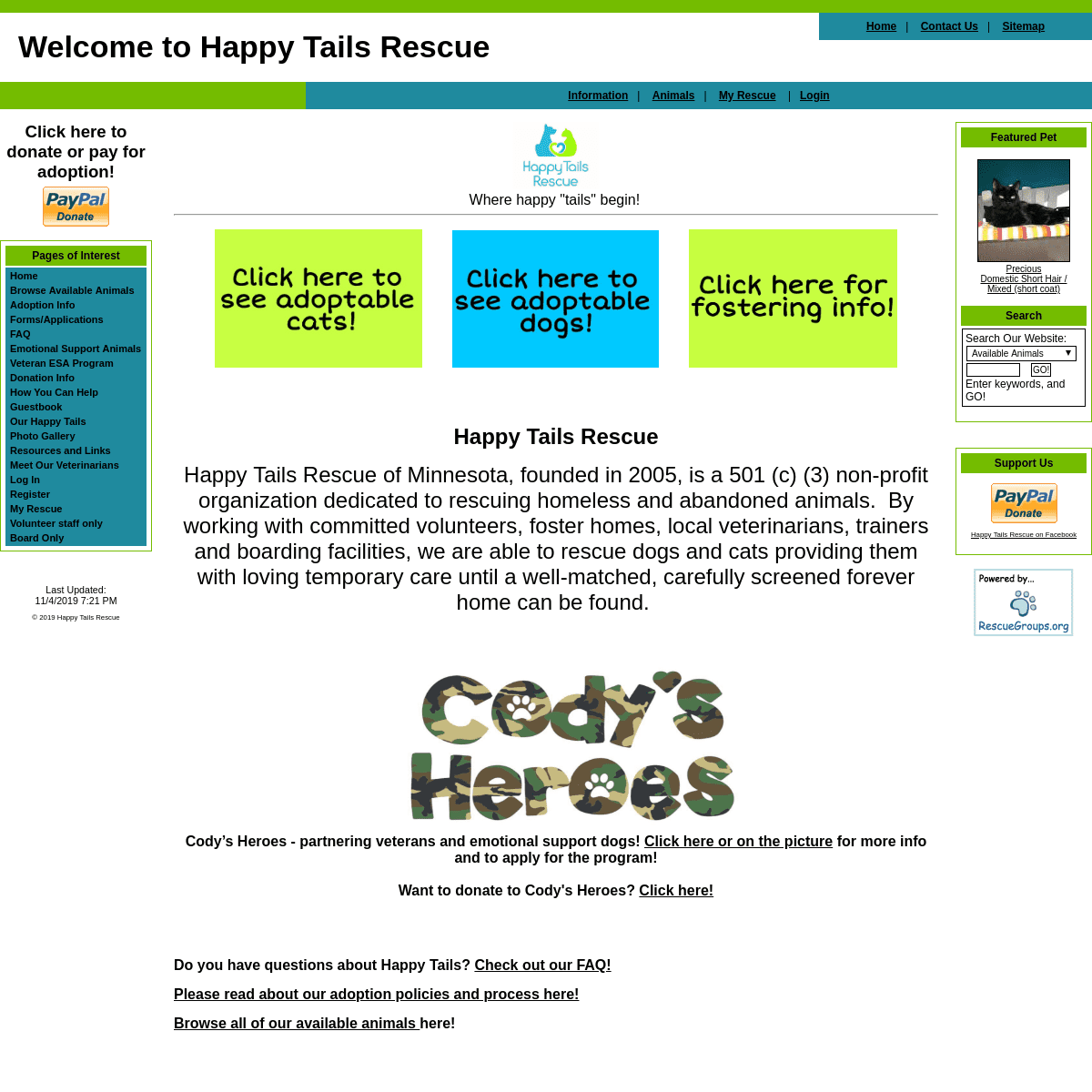 A complete backup of tailsrescue.org