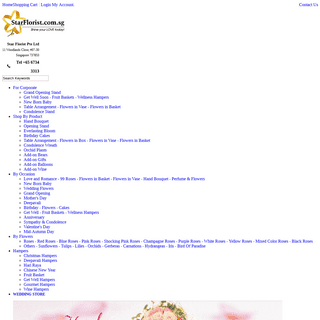 Florists in Singapore | Hamper and Bouquet Delivery Singapore - Starflorist Pte Ltd