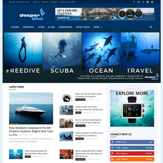 FreeDiving, Scuba Diving, Spearfishing & Diving Travel | DeeperBlue.com