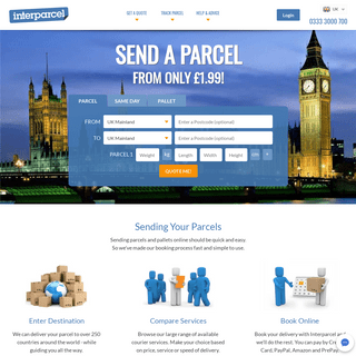 Interparcel : Send a parcel from only £1.99