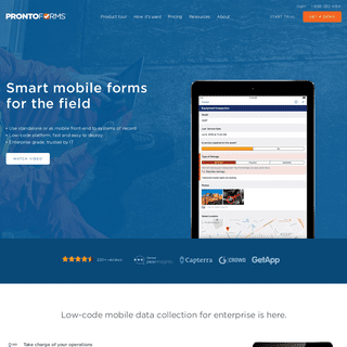 Mobile Forms & Mobile Data Collection Apps | ProntoForms