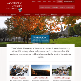 The Catholic University of America | CUA