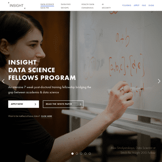 Insight Data Science Fellows Program