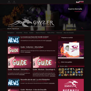 GW2.FR - Communauté francophone et services Guild Wars 2