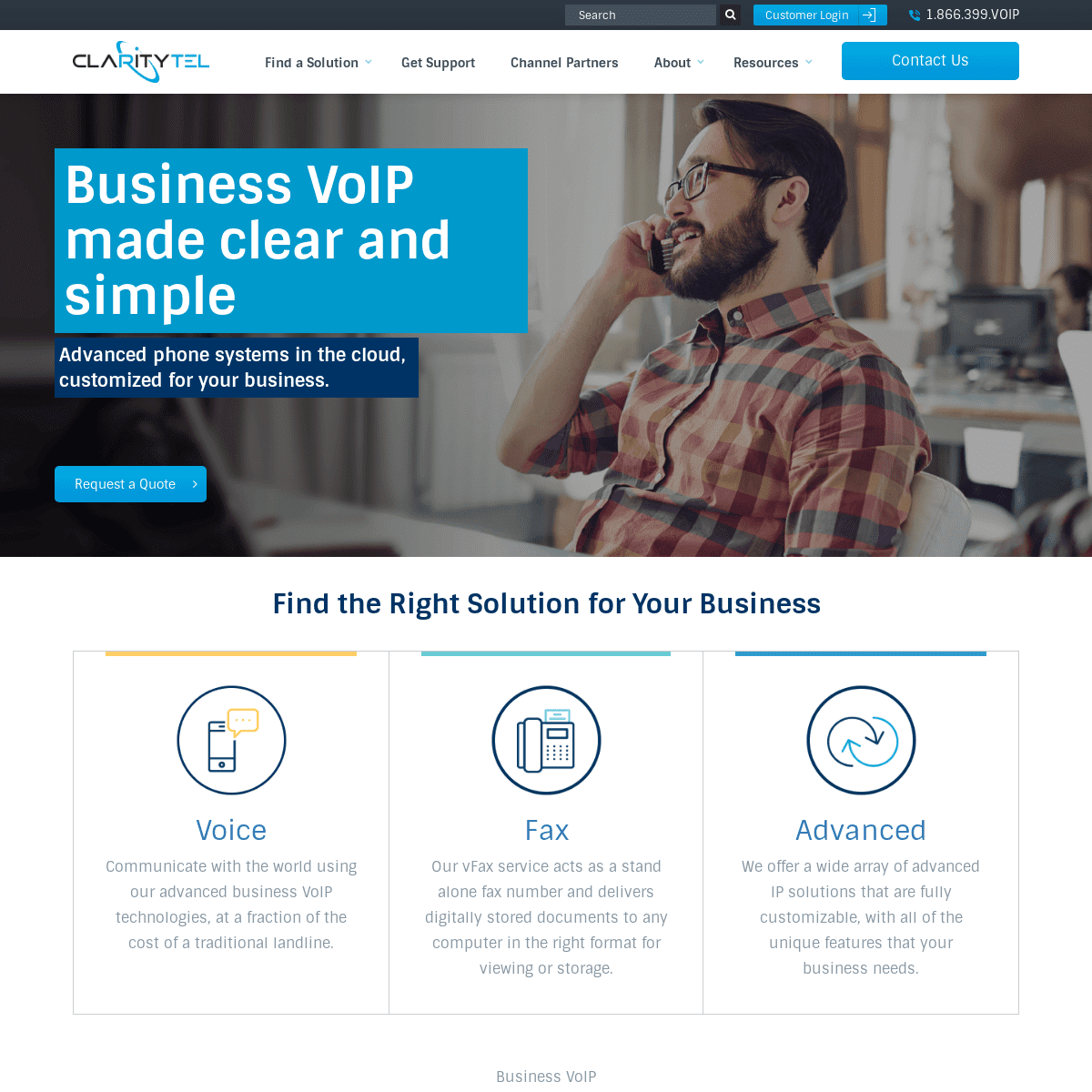 Business VoIP - ClarityTel Phone Service