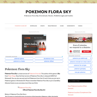 A complete backup of pokemonfloraskyrom.com