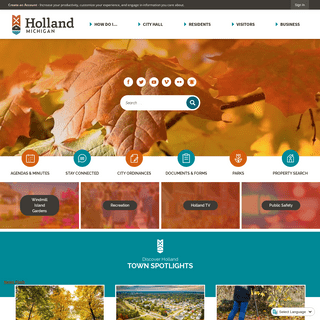 A complete backup of cityofholland.com
