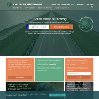 Boka bilbesiktning online | Opus Bilprovning