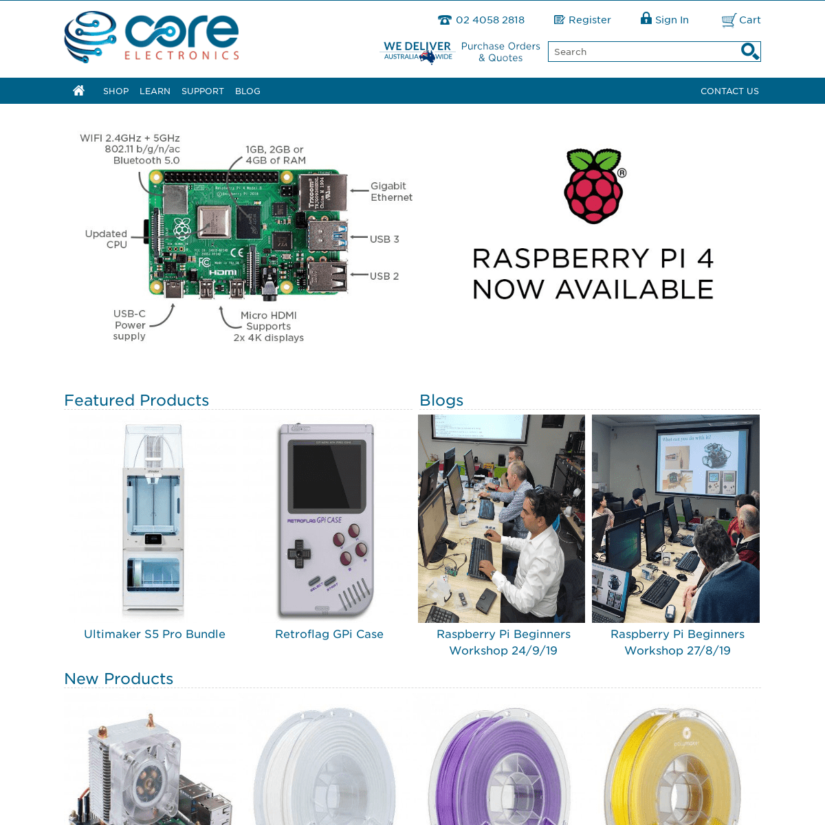 A complete backup of core-electronics.com.au