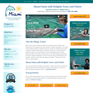 A complete backup of miamiswimwithdolphintours.com
