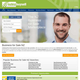 A complete backup of nzbizbuysell.co.nz