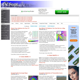 A complete backup of tvfool.com