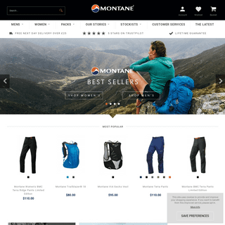 Montane | Lightweight, Endurance Mountain Gear