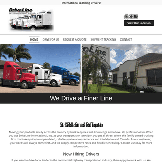 Commercial Road Transportation | DriveLine International, Inc.