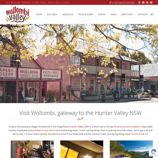 A complete backup of visitwollombi.com.au