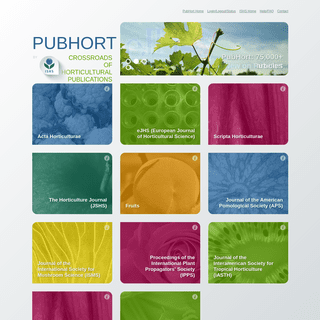 PubHort ~ crossroads of horticultural publications